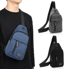 Mens Sling Bag Cross Body Chest Bag