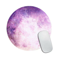 Space Round Mouse Pad PC Gaming Non Slip Mat