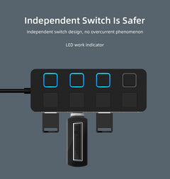 HUB Hub Multi-USB Splitter 4-port Extender