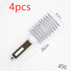 Anti Klit Brushy Haarborstel Detangler Hair Brush