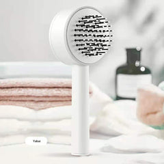 Self-cleaning Hair Brush For Women Curly Hair