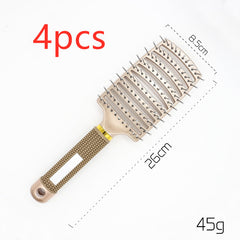 Anti Klit Brushy Haarborstel Detangler Hair Brush