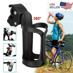 Water Bottle Cage Mount for Bicycle Handlebar