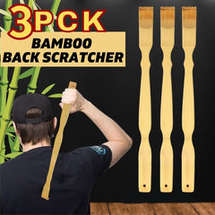 3pcs Natural Bamboo Back Scratcher