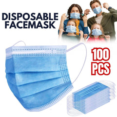 100 PC  Non Medical Surgical Disposable 3Ply Masks