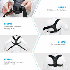 Posture Corrector Men Women Upper Back Pain Brace