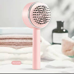 Self-cleaning Hair Brush For Women Curly Hair