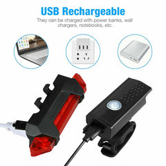 USB Rechargeable LED Bicycle Headlight