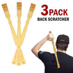 3pcs Natural Bamboo Back Scratcher