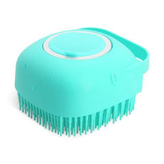 Pet Dog or Cat Shampoo Massager Brush Soft Silicone