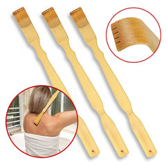 3pcs Natural Bamboo Back Scratcher