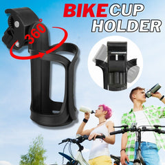 Water Bottle Cage Mount for Bicycle Handlebar