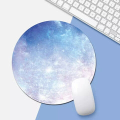 Space Round Mouse Pad PC Gaming Non Slip Mat