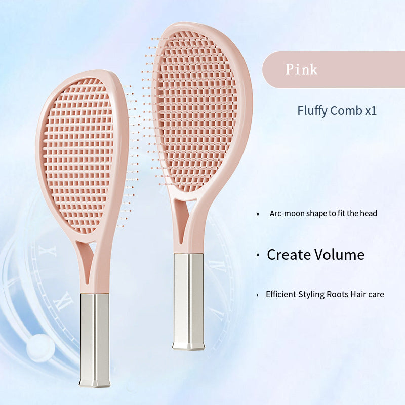 Self Cleaning Hairbrush For Thick Hair, Curly Hair