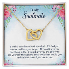 Interlocking Hearts Necklace for Soulmate