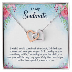 Interlocking Hearts Necklace for Soulmate