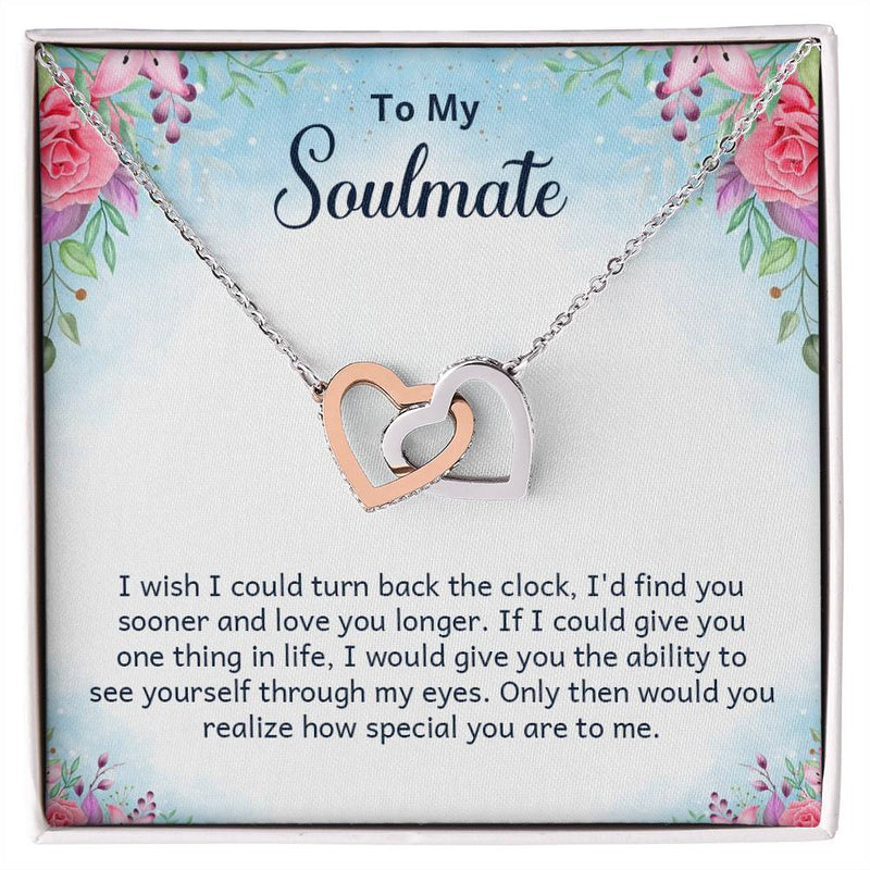 Interlocking Hearts Necklace for Soulmate