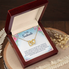 Interlocking Hearts Necklace for Soulmate