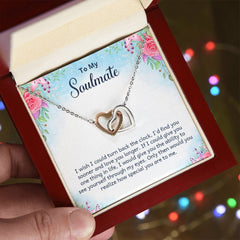 Interlocking Hearts Necklace for Soulmate