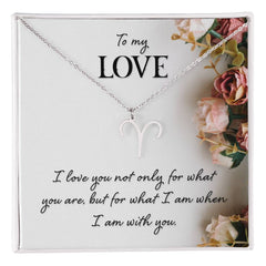 Zodiac Sign Necklace for Lover