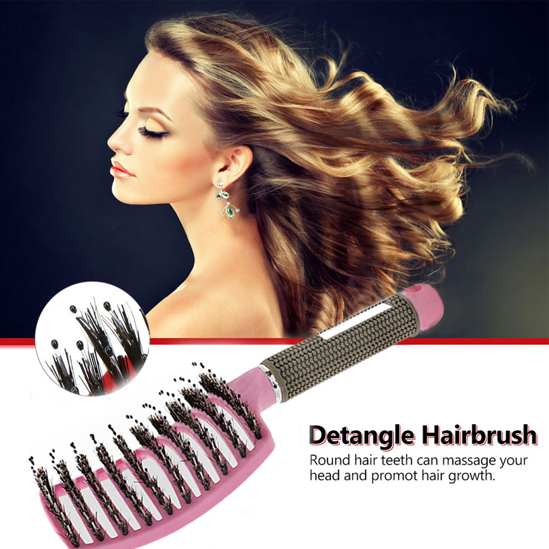 Anti Klit Brushy Haarborstel Detangler Hair Brush