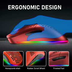 Gaming Mouse USB RGB Backlit Light