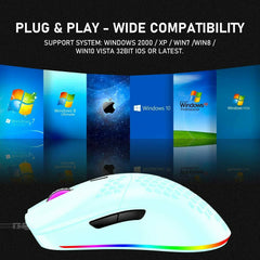 Gaming Mouse USB RGB Backlit Light