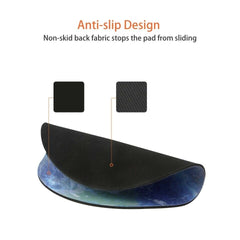 Space Round Mouse Pad PC Gaming Non Slip Mat