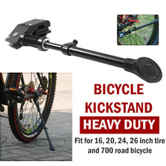 Road Bike Mountain Bicycle Adjustable Metal Kickstand