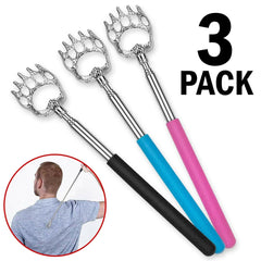 3 PACK Extendable Telescopic Back Scratcher Tool