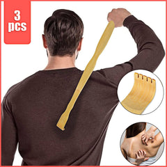 3pcs Natural Bamboo Back Scratcher