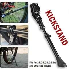 Road Bike Mountain Bicycle Adjustable Metal Kickstand