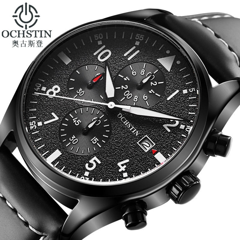 2019 Mens Luxury Waterproof Chronograph Watches