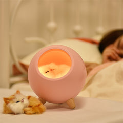 USB LED Cat Touch Night Light Holiday Gift